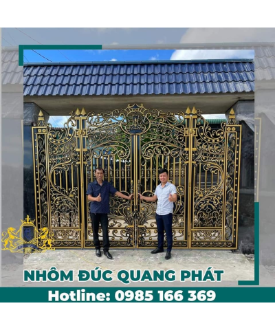 CỔNG NHÔM ĐÚC HR018