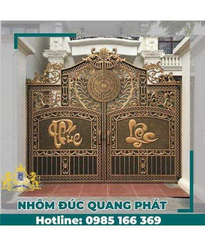 CỔNG NHÔM ĐÚC HR019