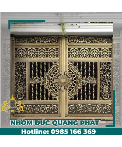 CỔNG NHÔM ĐÚC HR020