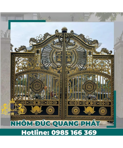 CỔNG NHÔM ĐÚC HR022