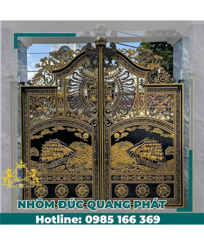 CỔNG NHÔM ĐÚC HR023
