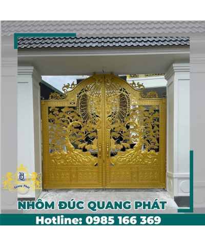 CỔNG NHÔM ĐÚC HR024
