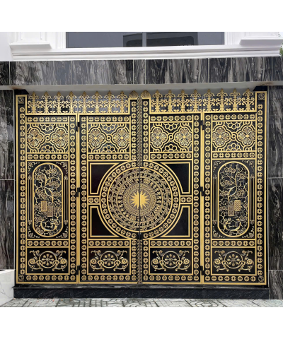 cổng nhôm đúc 101