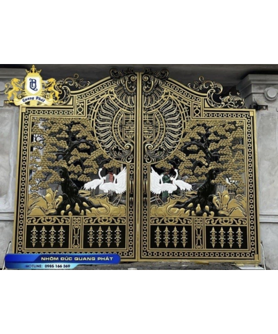 CỔNG NHÔM ĐÚC C0042