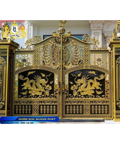 CỔNG NHÔM ĐÚC HR031