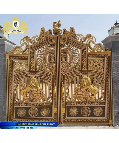 CỔNG NHÔM ĐÚC HR030