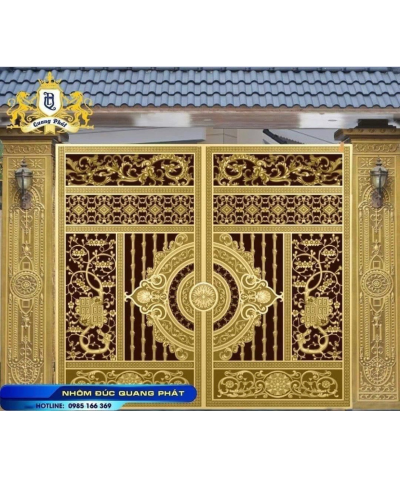 CỔNG NHÔM ĐÚC HR029