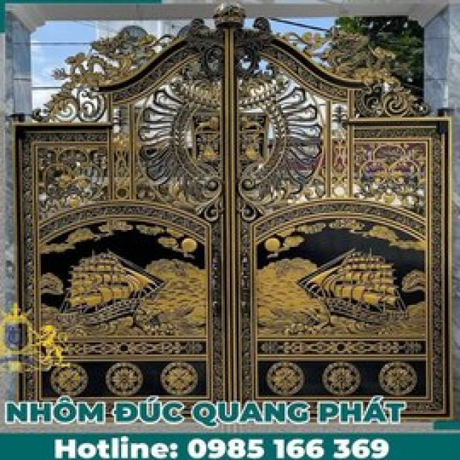 CỔNG NHÔM ĐÚC C005