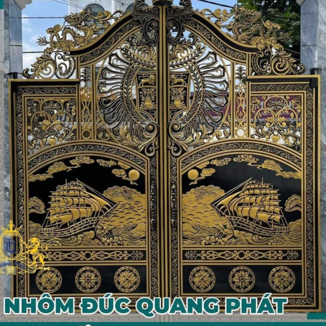 CỔNG NHÔM ĐÚC C0051