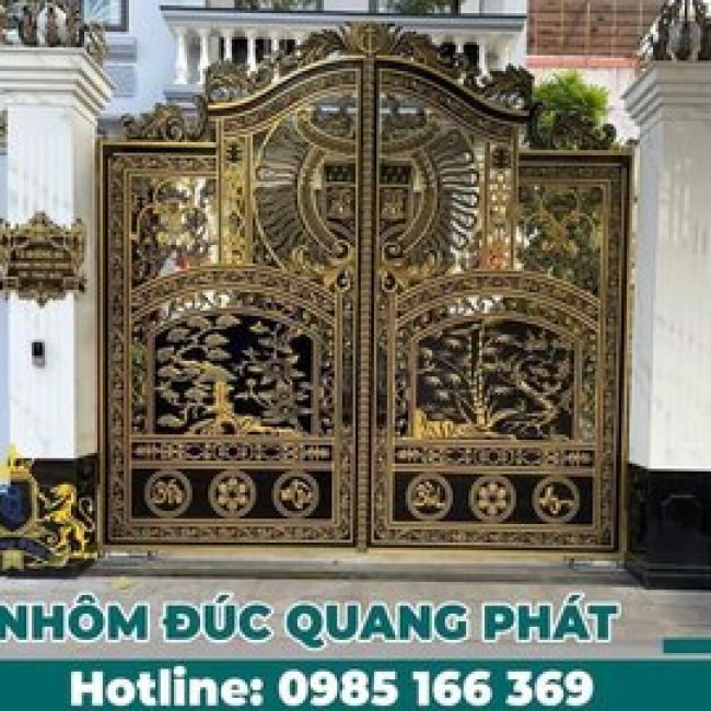 CỔNG NHÔM ĐÚC C003