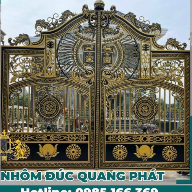 CỔNG NHÔM ĐÚC C0056