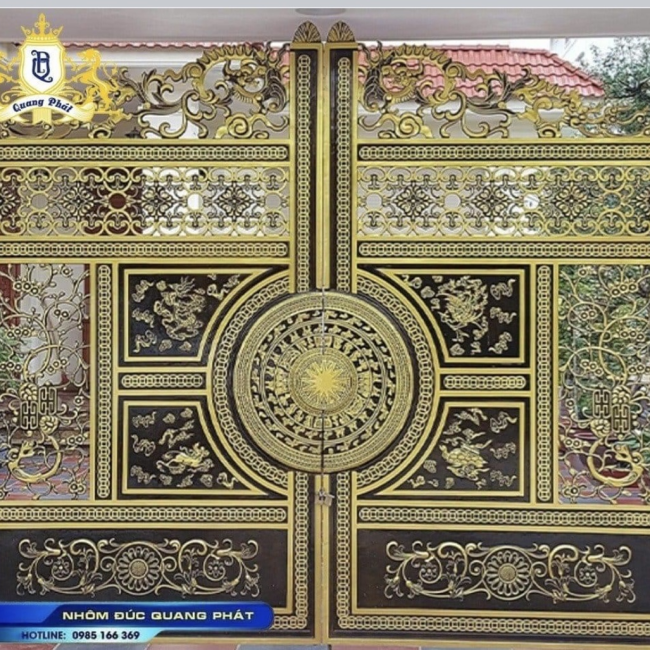 CỔNG NHÔM ĐÚC C0049