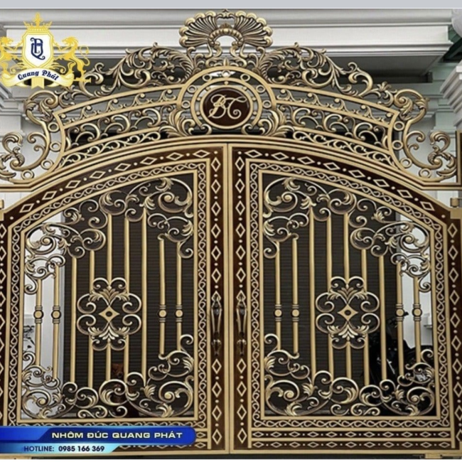 CỔNG NHÔM ĐÚC C0050
