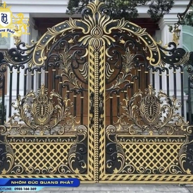 CỔNG NHÔM ĐÚC C0041