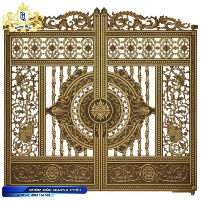 CỔNG NHÔM ĐÚC C0040