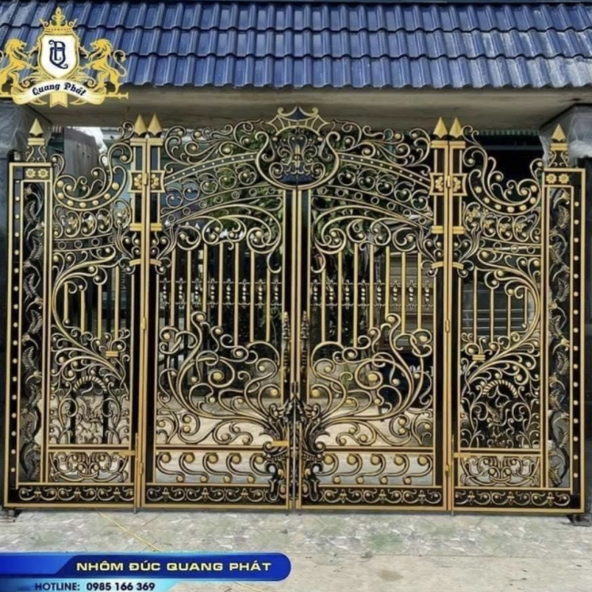 CỔNG NHÔM ĐÚC C0039