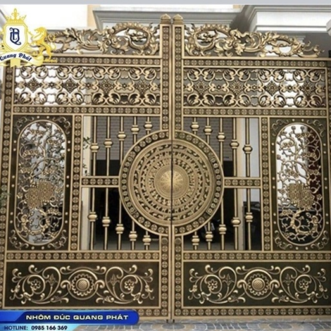 CỔNG NHÔM ĐÚC C019