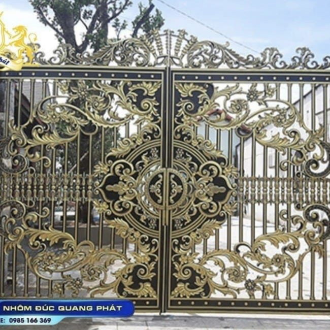 CỔNG NHÔM ĐÚC C0037