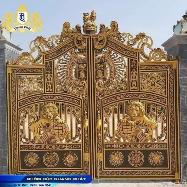 CỔNG NHÔM ĐÚC HR030