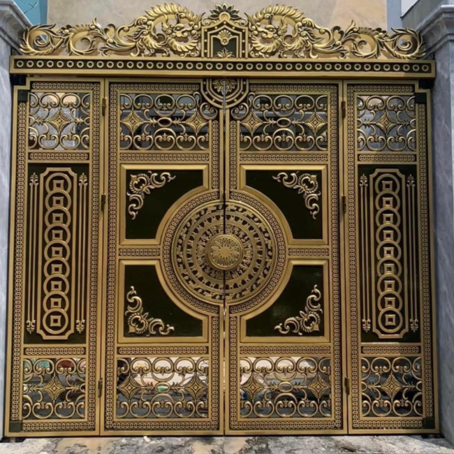 CỔNG NHÔM ĐÚC HR025